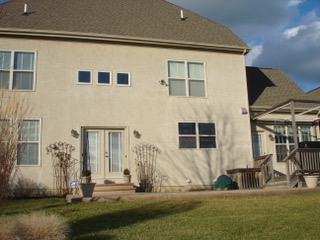 Stucco Estate — Rear Elevation